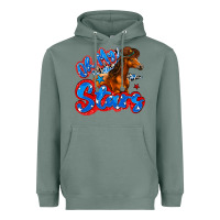 Sage oh my stars horse Heavyweight Hoodie - Zillion Design Studio