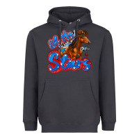 Smoke oh my stars horse Heavyweight Hoodie - Zillion Design Studio