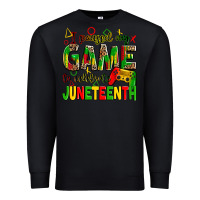 Black i paused my game to celebrate juneteenth Premium Sweatshirt - Zillion Design Studio