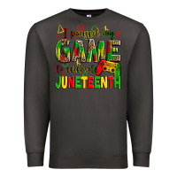 Smoke i paused my game to celebrate juneteenth Premium Sweatshirt - Zillion Design Studio