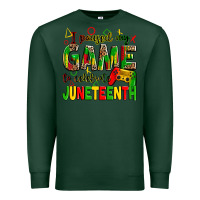 Sports Green i paused my game to celebrate juneteenth Premium Sweatshirt - Zillion Design Studio
