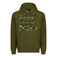 Army Green reel great dad Premium Hoodie - Artiststas