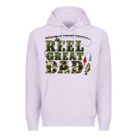 Lilac reel great dad Premium Hoodie - Artiststas