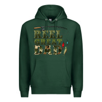 Sports Green reel great dad Premium Hoodie - Artiststas