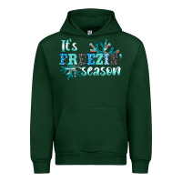 Forest Green it's freezin' season Urban Hoodie - AdoDesignShop