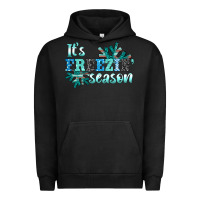 Pigment Black it's freezin' season Urban Hoodie - AdoDesignShop