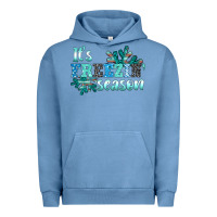 Pigment Pebble Blue it's freezin' season Urban Hoodie - AdoDesignShop