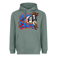 Sage oh my stars cow Heavyweight Hoodie - Zillion Design Studio