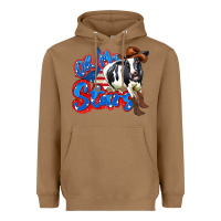 Toasted Coconut oh my stars cow Heavyweight Hoodie - Zillion Design Studio