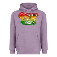 Lavender black history month Heavyweight Hoodie - texasbilliewilder