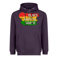 Plum black history month Heavyweight Hoodie - texasbilliewilder