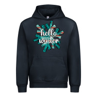 Navy hello winter Urban Hoodie - AdoDesignShop