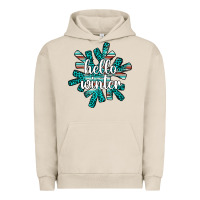 Pigment French Oak hello winter Urban Hoodie - AdoDesignShop