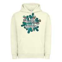 Pigment Pistachio hello winter Urban Hoodie - AdoDesignShop