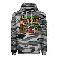 Slate Camo dear santa just bring a beer with a beer bottle Premium Hoodie - AdoDesignShop