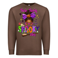 Chestnut Thick Thighs Spooky Vibes Premium Sweatshirt - texasbilliewilder