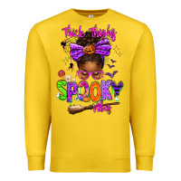 Lemon Thick Thighs Spooky Vibes Premium Sweatshirt - texasbilliewilder