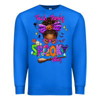 True Royal Thick Thighs Spooky Vibes Premium Sweatshirt - texasbilliewilder
