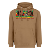Black Is Beautiful Juneteenth Heavyweight Hoodie | Teevron