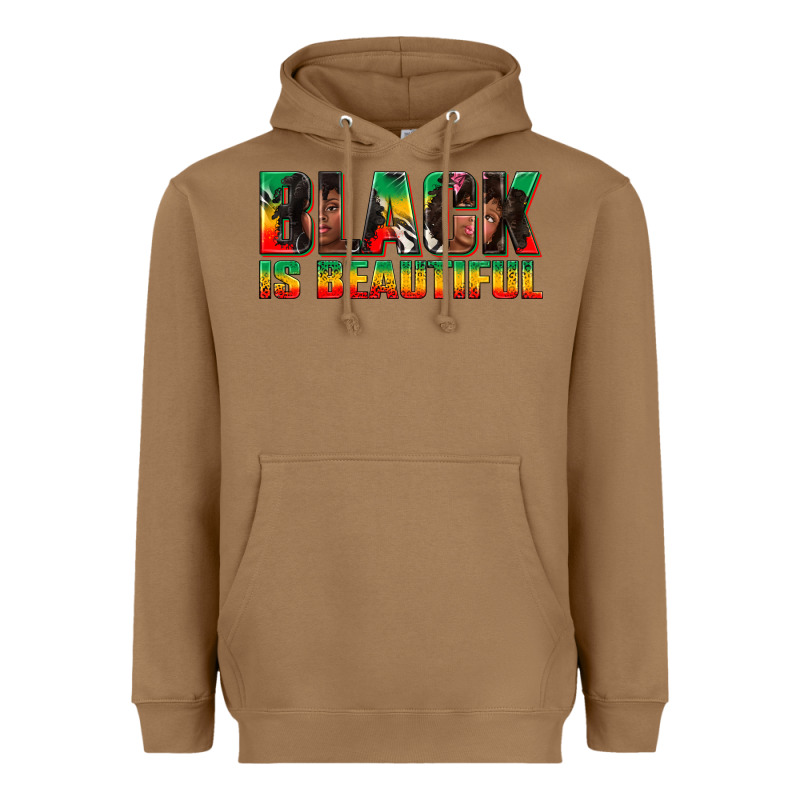 Black Is Beautiful Juneteenth Heavyweight Hoodie by texasbilliewilder | Teevron