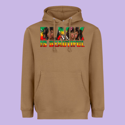 Heavyweight Hoodie black is beautiful juneteenth
