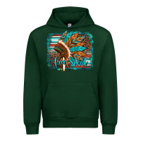 Forest Green free spirit native american indian headdress Urban Hoodie - Artiststas