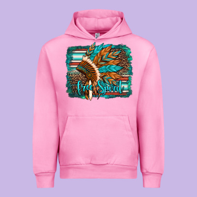 Free Spirit Native American Indian Headdress Urban Hoodie Designed By Artiststas