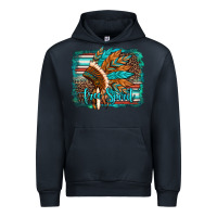 Navy free spirit native american indian headdress Urban Hoodie - Artiststas