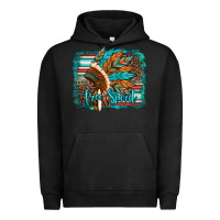 Pigment Black free spirit native american indian headdress Urban Hoodie - Artiststas