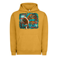 Pigment Peanut Butter free spirit native american indian headdress Urban Hoodie - Artiststas
