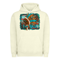Pigment Pistachio free spirit native american indian headdress Urban Hoodie - Artiststas