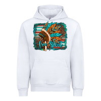 White free spirit native american indian headdress Urban Hoodie - Artiststas