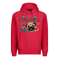 Cardinal life is better with a pug Premium Hoodie - Jasminsmagicworld
