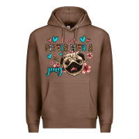 Chestnut life is better with a pug Premium Hoodie - Jasminsmagicworld