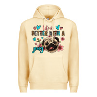 Pina Colada life is better with a pug Premium Hoodie - Jasminsmagicworld