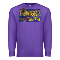 Purple Tonight We Fly Premium Sweatshirt - texasbilliewilder