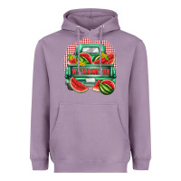 Lavender watermelon truck Heavyweight Hoodie - Zillion Design Studio