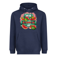 Navy watermelon truck Heavyweight Hoodie - Zillion Design Studio