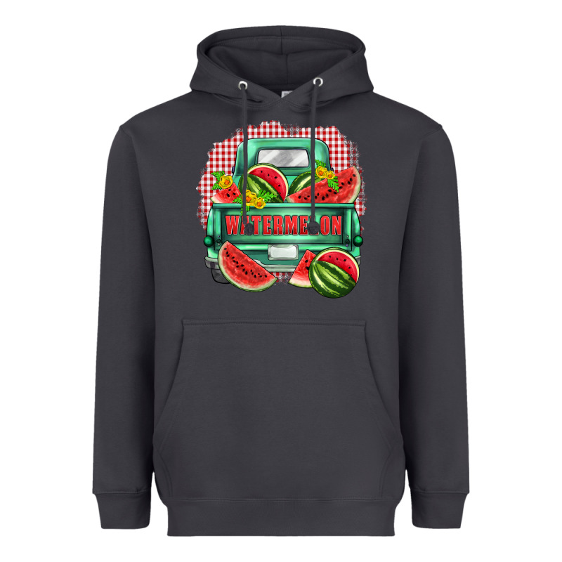 Watermelon Truck Heavyweight Hoodie by Zillion Design Studio | Teevron