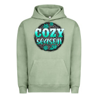 Pigment Oil Green cozy season Urban Hoodie - AdoDesignShop