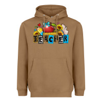 Toasted Coconut teacher Heavyweight Hoodie - Zillion Design Studio