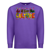 Purple do it for the culture Premium Sweatshirt - Zillion Design Studio