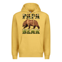 Antique Gold papa bear Premium Hoodie - Artiststas