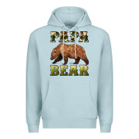 Blue Mist papa bear Premium Hoodie - Artiststas