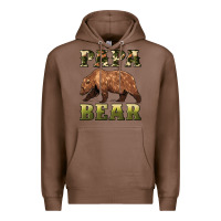 Chestnut papa bear Premium Hoodie - Artiststas