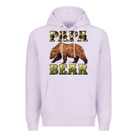 Lilac papa bear Premium Hoodie - Artiststas