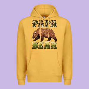 Papa Bear Premium Hoodie Designed By Artiststas