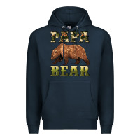 Navy papa bear Premium Hoodie - Artiststas