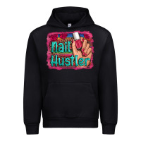 Black nail hustler serape leopard background Urban Hoodie - Artiststas