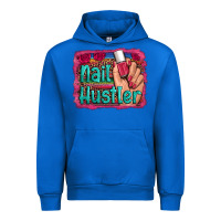 Cobalt nail hustler serape leopard background Urban Hoodie - Artiststas
